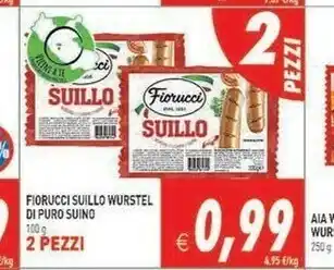Iperfamily Fiorucci Wurstel offerta