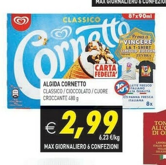 Iperfamily Algida Cornetto offerta