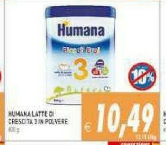 Gros Humana Latte per neonati offerta