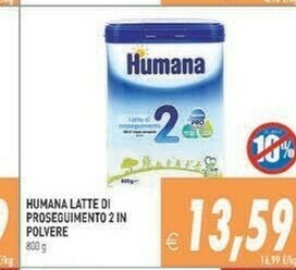Iperfamily Humana Latte per neonati offerta