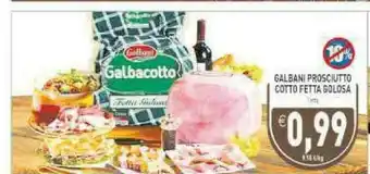 Gros Galbani Prosciutto cotto offerta