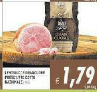 Gros Cuore Prosciutto cotto offerta