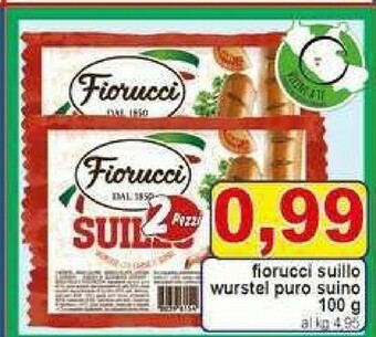 Gros Fiorucci Wurstel offerta