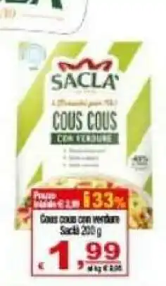 Gros Saclà Cous cous offerta