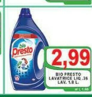 Gros Presto Detersivo lavatrice offerta