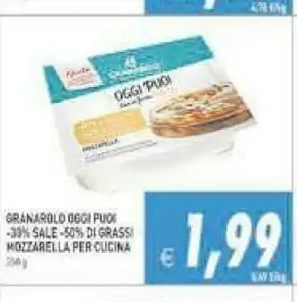 Pim Supermercati Granarolo Mozzarella offerta