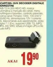 Mondo Brico Akai Decoder digitale terrestre offerta
