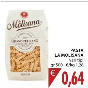 Mercatò La Molisana Fusilli N°28 500 G(ml) offerta