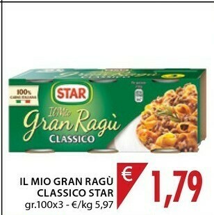 Mercatò Star Il Mio Gran Ragu Classico offerta