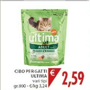 Mercatò Ultima Cibo Per Gatti offerta