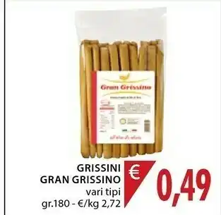 Mercatò Grissini Gran Grissino offerta