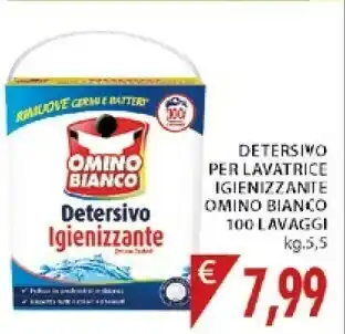 Mercatò Omino Bianco Detersivo Per Lavatrice Igienizzante offerta