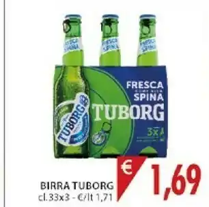 Mercatò Tuborg Birra 330 G(ml) offerta
