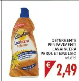 Mercatò Detergente Per Pavimenti Lavaincera Parquet Emulsio offerta