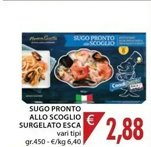 Mercatò Esca - Pronto Scoglio Frutti Di Mare Già Conditi Per Spaghetti 450 G(ml) offerta