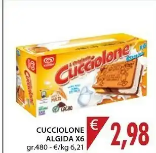 Mercatò Algida L'Originale Cucciolone Classico 480 G(ml) offerta