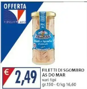 Asdomar Filetti Di Sgombro Al Naturale 150 G(ml)