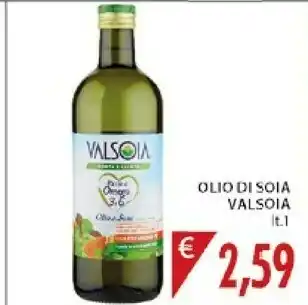 Mercatò Valsoia Olio Di Soia 1000 G(ml) offerta