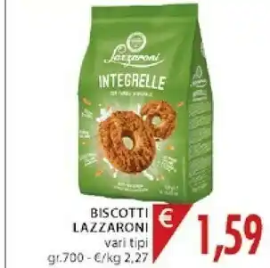Mercatò Lazzaroni - Tutti Miei Con Farina Integrale 700 G(ml) offerta