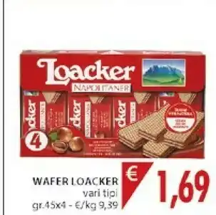 Mercatò Loacker Wafer Vaniglia offerta