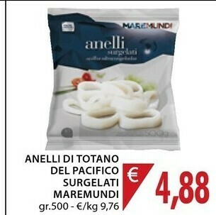 Maremundi Anelli Di Totano Del Pacifico Surgelati