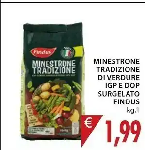 Mercatò Findus Minestrone Tradizione 1000 G(ml) offerta