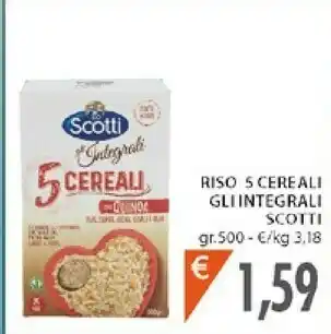 Mercatò Scotti Riso 5 Cereali Gliintegrali offerta