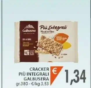 Mercatò Galbusera Crackers Piu Integrali offerta