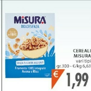 Mercatò Misura Cereali offerta