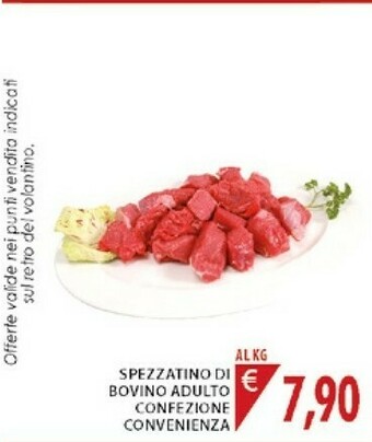 Mercatò Spezzatino Di Bovino Adulto offerta