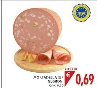 Mercatò Negroni Mortadella IGP offerta