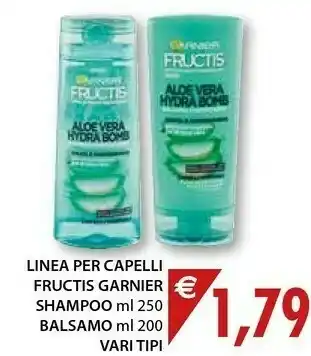 Mercatò Garnier Linea Per Capelli Fructis Shampoo offerta