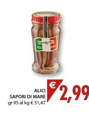 Mercatò Sapori di mare Alici offerta