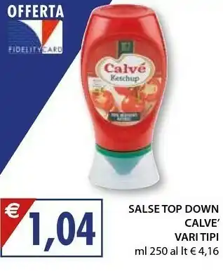 Mercatò Calvè Salse Top Down offerta