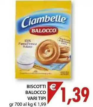 Mercatò Balocco Ciambelle 700 G(ml) offerta