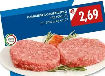Mercatò Campagnolo Hamburger E Tabachetti offerta