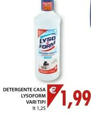 Mercatò Lysoform Detergente Casa offerta
