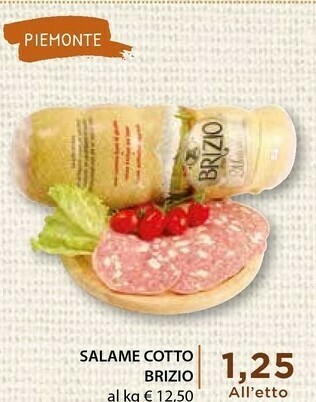 Mercatò Salame Cotto Brizio offerta