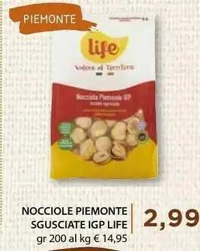 Mercatò Life I Prodotti Del Sole - Nocciola Piemonte IGP 200 G(ml) offerta