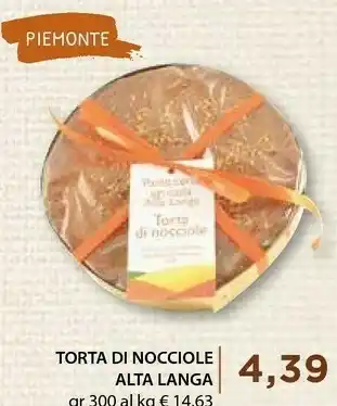 Mercatò Altalanga - Torta Di Nocciole Bio 300 G(ml) offerta