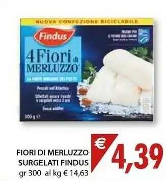 Findus 4 Fiori Di Merluzzo 300 G(ml)