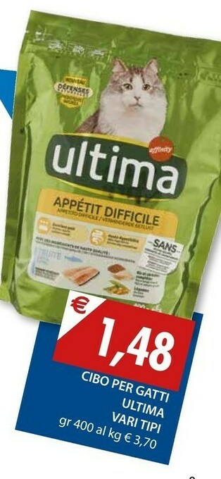 Mercatò Ultima Cibo Per Gatti offerta