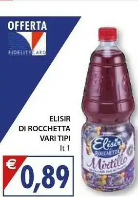 Mercatò Elisir Di Rocchetta - Mirtillo Con Fiori Della Viola Del Pensiero offerta
