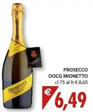 Mercatò Mionetto Prosecco DOC offerta