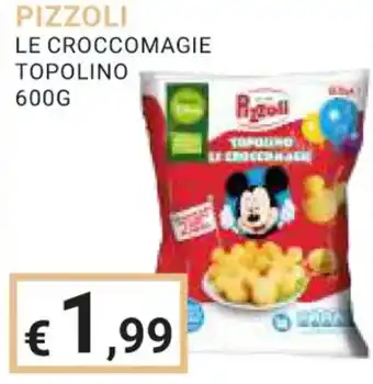 Eté PIZZOLI LE CROCCOMAGIE TOPOLINO 600G offerta