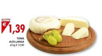 Mercatò Local Toma Alta Langa offerta