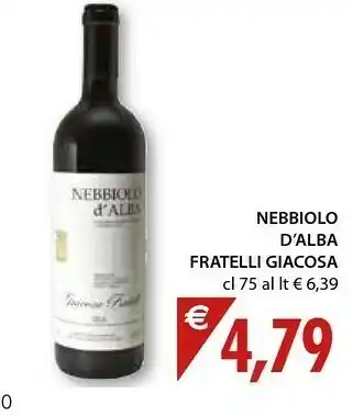 Fratelli Giacosa Nebbiolo D' Alba