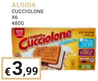 Eté ALGIDA CUCCIOLONE X6 480 G offerta