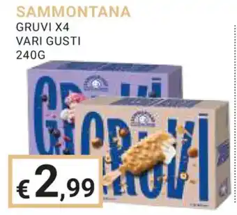 Eté SAMMONTANA GRUVI X4 VARI GUSTI 240G offerta