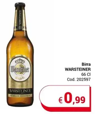 Centro Cash Birra WARSTEINER 66 CI offerta